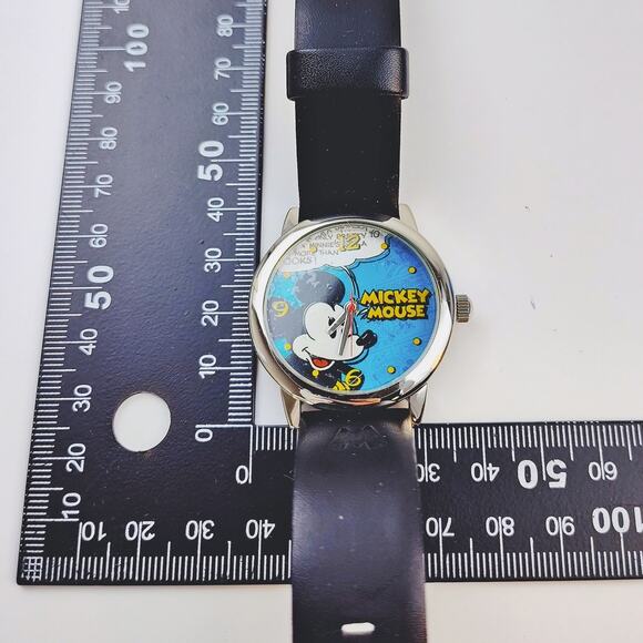 Disney Mickey Mouse Watch for Comic Book Blue Face NIT - Picture 7 of 8